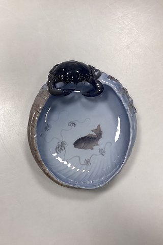 Royal Copenhagen Art Nouveau Skål med Krabbe No. 2465
