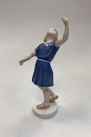 Bing og Grøndahl figur No. 2273 - Der fløj den, Pige der ser op
