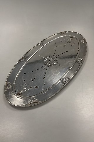 Georg Jensen Sølv Fiskefad med Rist No. 206