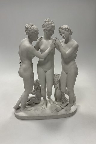 Royal Copenhagen Bisque Figur 3 Gratier af Thorvaldsen
