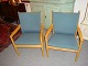 A couple of easy chairs in beech designed by Hans Wegner model 1788 in excellent 
stand 5000 m2 showroom