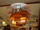 Artichoke lamp in copper 2 pieces of Ø 72 cm Ø 84 cm in good condition 5000 m2 
showroom