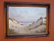 Large beautiful beach painting from years around 1880 painted by Edmund Fischer 
synonym Chr. Møllgaard 5000 m2 showroom