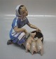Dahl Jensen figurine
1313 Girl with 3 pigs (Linda Roerup) 14 cm