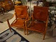 A pair of armchairs model bull drawn by Kaare Klint in good condition price for 
the pair 5800 kr 5000 m2 showroom
