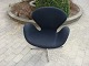 Swan Chair in black wool designed by Arne Jacobsen in perfect condition 5000 m2 
showroom
