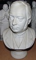 Bing og Grøndahl Biscuit Buste af en Mand "Skcibrok"28cm