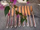 8 pieces dinner knives in genuine silver stamped GAB 830s Y10 length 23 cm 
polished new 5000 m2 showroom
