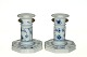 Royal Copenhagen Blue Fluted Plain, High Candlesticks