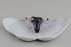 A pair of Art nouveau Rorstrand dishes with an insect.