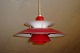 PH5 metal ceiling lamp in red high polish.
5000m2 Showroom.
