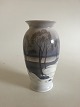 Bing & Grøndahl Art Nouveau Vase med Snelandskab No 8591/370