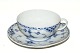 Royal Copenhagen Blue Fluted Half Lace Cup and Saucer
#527