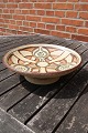 Söholm pottery. Large bowl on stand of stoneware