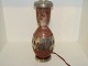 Kongstrand art pottery table lamp  with pewter 
mounting by Mogens Ballin