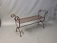 French iron bench in beautiful patinated condition.
5000m2 showroom.