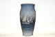 Royal Copenhagen large vase with Sailboats