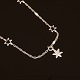 Georg Jensen: Star necklace. Sterlingsilver. L: 98cm