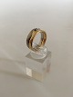 Georg Jensen 18K Guld Fusion Ring med Tre Brillianter