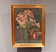 Oil painting on canvas with floral motif in gilded frame signed by E. J. 
Bilving, 1923.
5000m2 showroom.