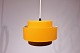 Juno pendant with dark yellow metal shades by Jo Hammerborg for Fog and Mørup.
5000m2 showroom.