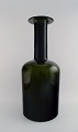Holmegaard kæmpestor vase/flaske, Otto Brauer. Flaskegrøn.
