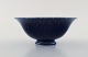 Sven Wejsfelt for Gustavsberg Studio Hand. Unique bowl on foot in glazed 
ceramics. 1999. Beautiful glaze in blue shades.