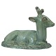 Axel Salto; A stoneware figurine, a deer