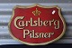 Farvebelagt metal skiltCarlsberg Pilsner