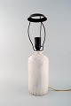 Kähler, HAK, bordlampe i glaseret stentøjsvase, 1930