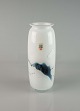 Holmegaard
Hvid vase m/blå mønster