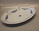 B&G Blå Empire porcelæn 015 Stort ovalt stegefad 40 cm (315)