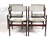 Set of Four Dining Room Chairs - Teak - Light Gray Fabric - Danish Design - Nova 
Møbelfabrik - 1960