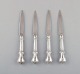 Karl Almgren, Sweden. Four fruit knives in silver (830) and stainless steel. 
Dated 1931.
