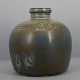 Saxbo, Eva Stæhr-Nielsen; A stoneware vase decorated with a blue and grey glaze 
#142