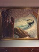 Danam Antik præsenterer: Stort Jais Nielsen Olie maleri fra 1946