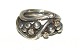 Elegant Toscana  ring Sølv Design: By Birdie Sort Rhodineret og 14 karat Guld 
med 3 Brilliant
Størrelse 61 / 19,42 mm