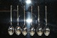 6 pcs Coffee Spoons Silver
Silversmith W & SS and Horsens Sølvvarefabrik
Length 10 cm.