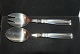 Salad Cutlery Set Lotus SilverW & S SørensenLength 20.5 cm.SOLD