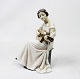 Porcelain figure of woman with guitar, no.: 1684, by B&G.
5000m2 showroom.