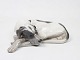 Kgl. porcelænsfigur, liggende hund, nr.: 1634.
5000m2 udstilling.