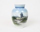 Vase with motif of a church, no.: 4661, by Royal Copenhagen.
5000m2 showroom.