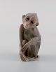 Ingeborg Plockross Irminger (1872-1962) for Bing & Grondahl. porcelain figurine. 
Monkey. Mid-20th century. Model Number: 1667.
