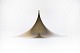 Gubi Semi pendant, large model, in brass, designed by Claus Bonderup and 
Thorsten Thorup in 1968.
5000m2 showroom.
