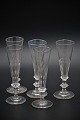 Fine old French champagne glass / flute in crystal glass.
H:18cm. Dia.:5,5cm. 2 pcs. Available.