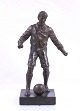 Fodboldspillerfigur i Bronze
