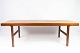 Coffee table in teak with extension plate of danish design from the 1960s. 
5000m2 showroom.
