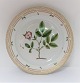 Royal Copenhagen. Flora Danica. Round serving plate. Model # 3524. Diameter 33 
cm. (1 quality). Rosa acicularis Lind