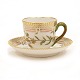 Flora Danica porcelain mocca cup by Royal Copenhagen. "Saxifraga Amoides L".
#3618. H: 6,2cm