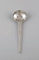 Georg Jensen Caravel bouillon spoon in sterling silver. Ten pieces in stock.
